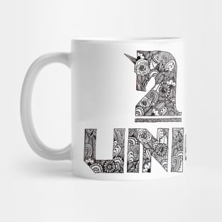 Zentangle UNIQ logo Mug